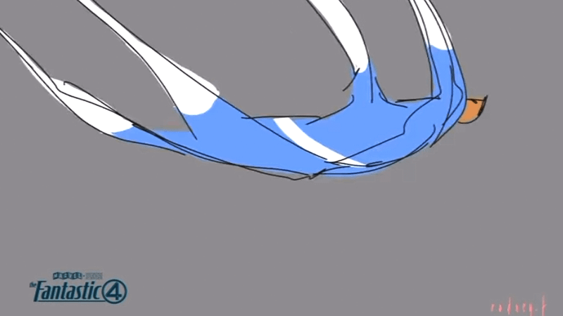 An image of Mr. Fantastic from a concept video of Fantastic Four.