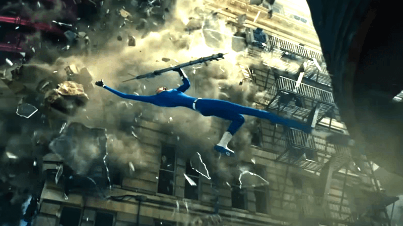 Mr. Fantastic Stretching in The Fantastic Four: First Steps.