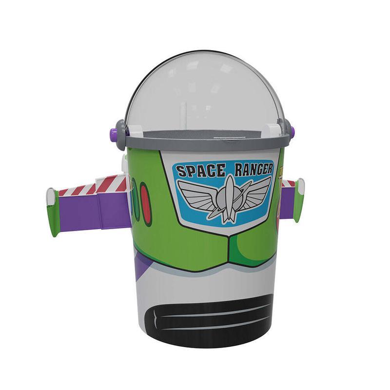 Buzz Lightyear popcorn bucket.