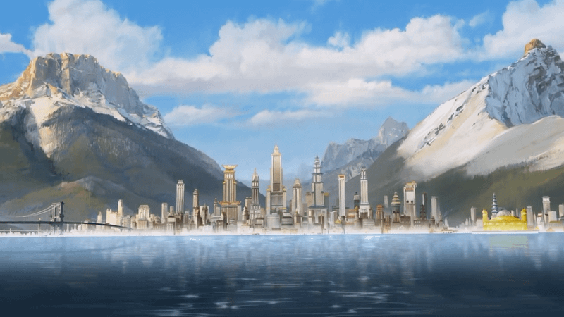Republic City from The Legend of Korra.