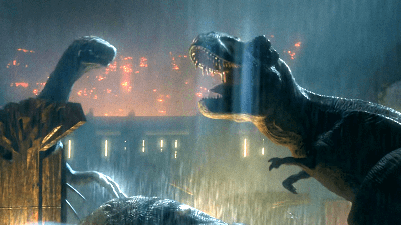 Rexy in Jurassic World Chaos Theory