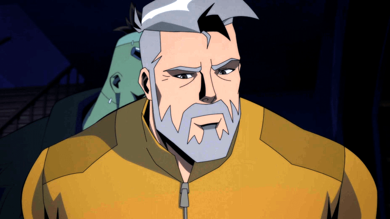 Rick Flag Sr. in animated form in Creature Commandos.