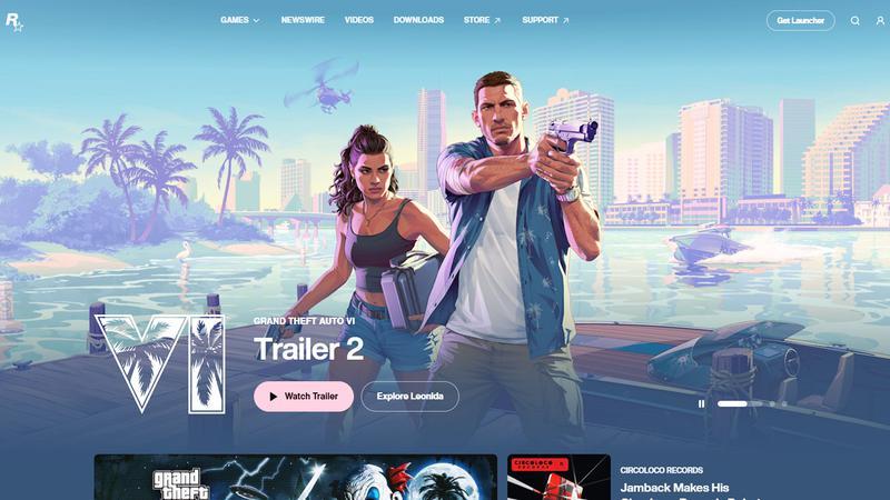 Grand Theft Auto 6, Rockstar Games Site