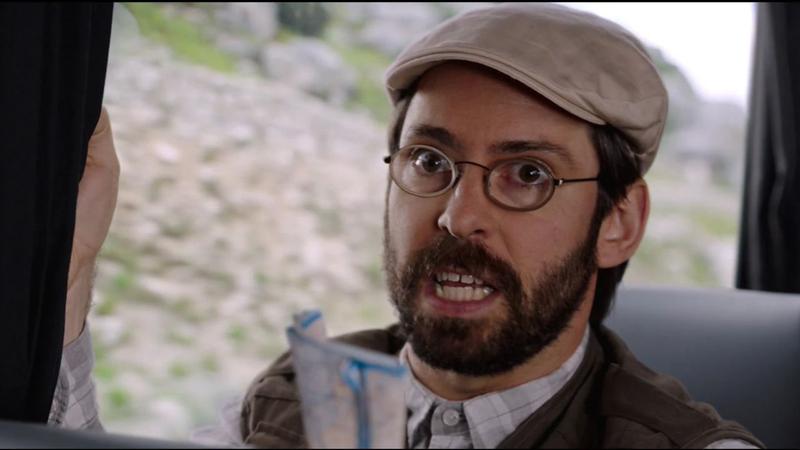 Roger Harrington looking angry in Spider-Man: Far From Home.