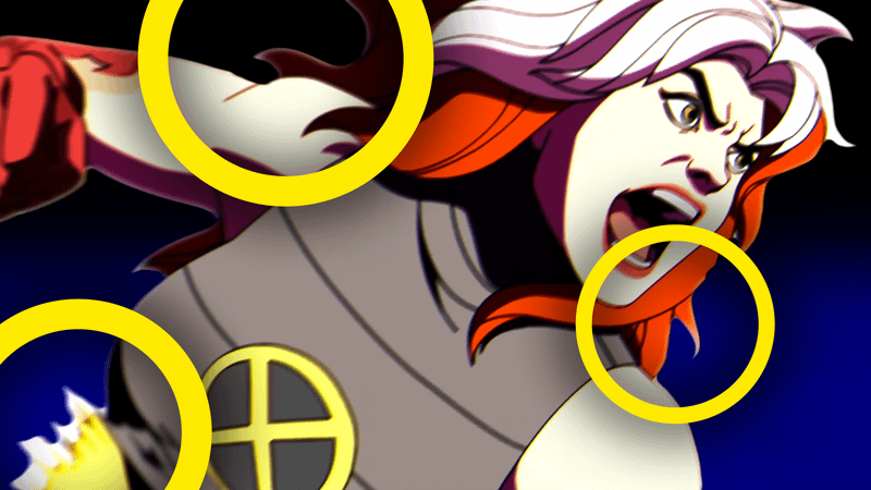 Image of rogue against an edited background.