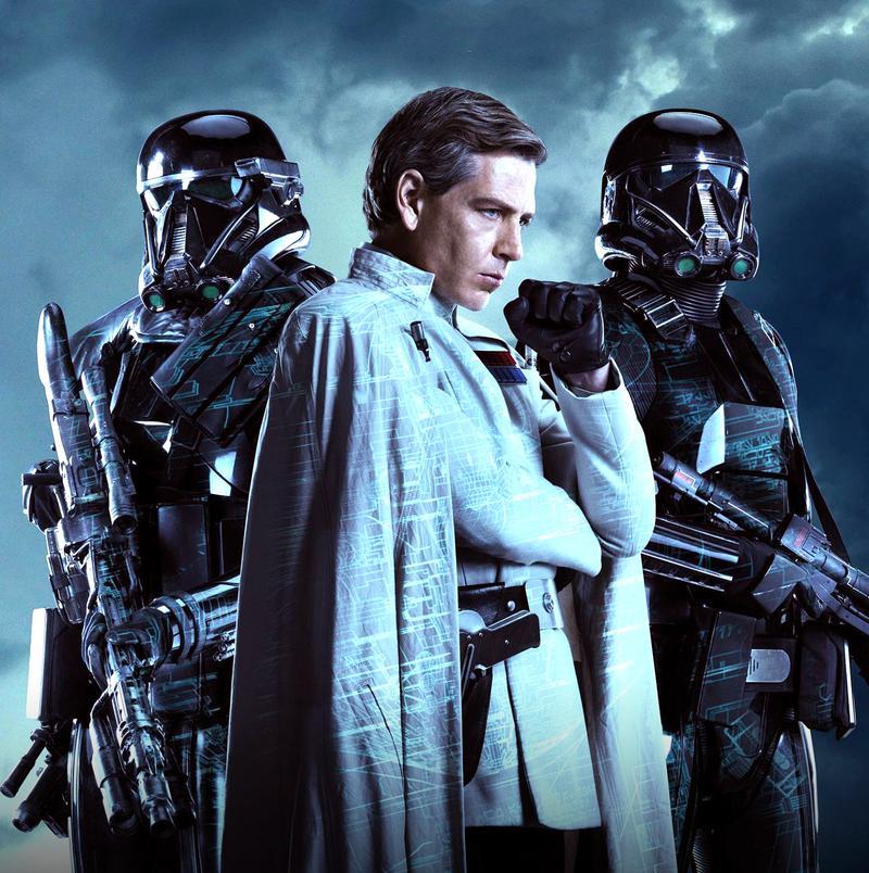 Star Wars Rogue One, Krennic with Stormtrooper soldiers