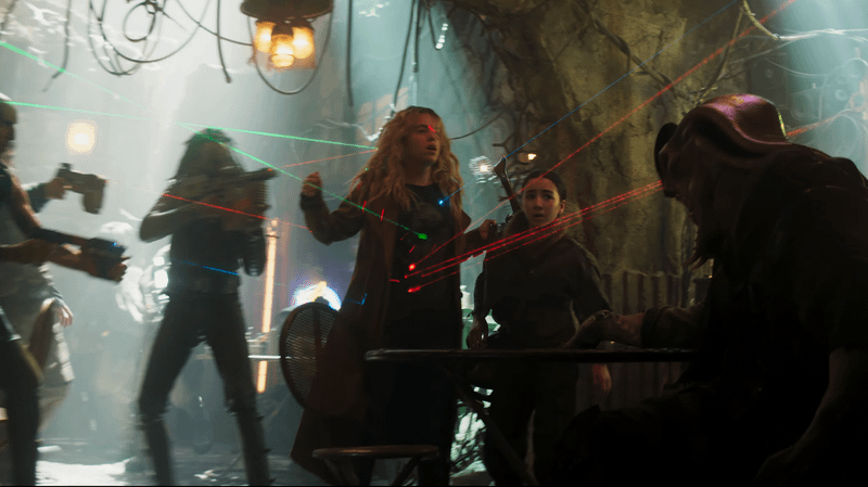 Milly Alcock as Kara Zor-el & Eve Ridley as Ruthye in Supergirl