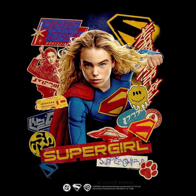 Milly Alcock's Kara features prominently in Supergirl poster.
