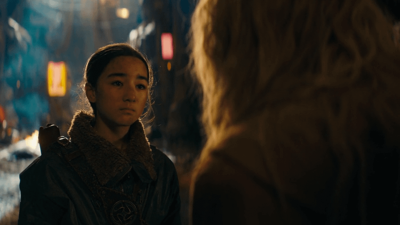Ruthye angry with Kara in Supergirl.