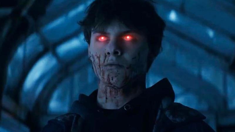 Ryan Butcher with glowing eyes in The Boys Season 5.