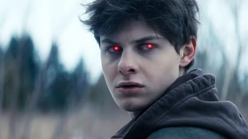 Ryan Butcher with glowing eyes in The Boys Season 5.