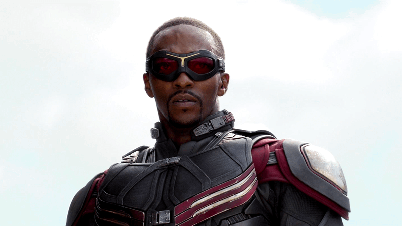 Sam Wilson as Falcon in Captain America: Civil War.