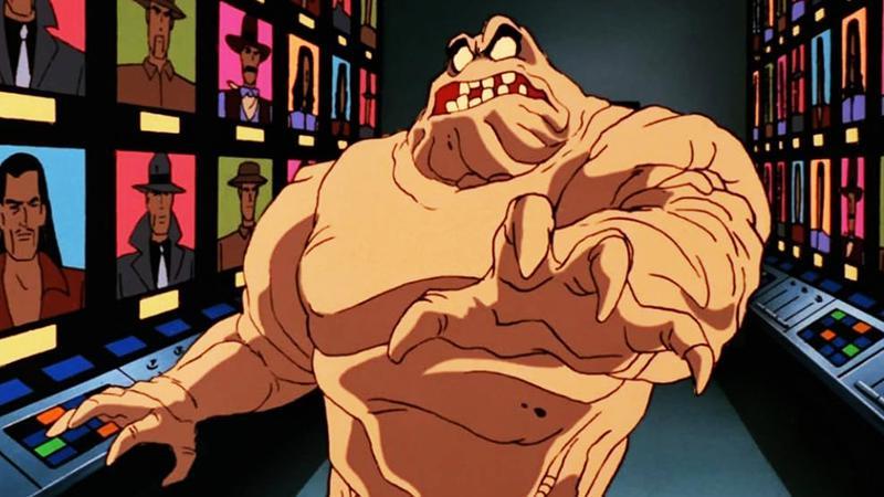 DC's iconic character, Clayface in animated form.