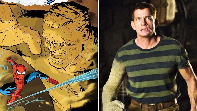Sandman in Your Friendly Neighborhood Spider-Man vs Thomas Haden Church in Spider-Man 3.