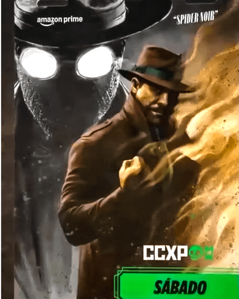 A Sandman Spider-Noir poster at CCXP