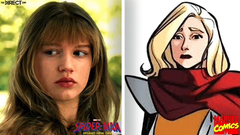 Sara Grey in Spider-Man and in the comics.