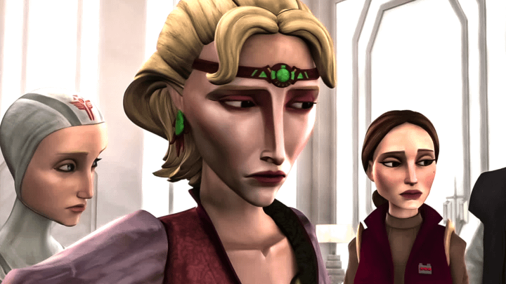 Duchess Satine in The Clone Wars.