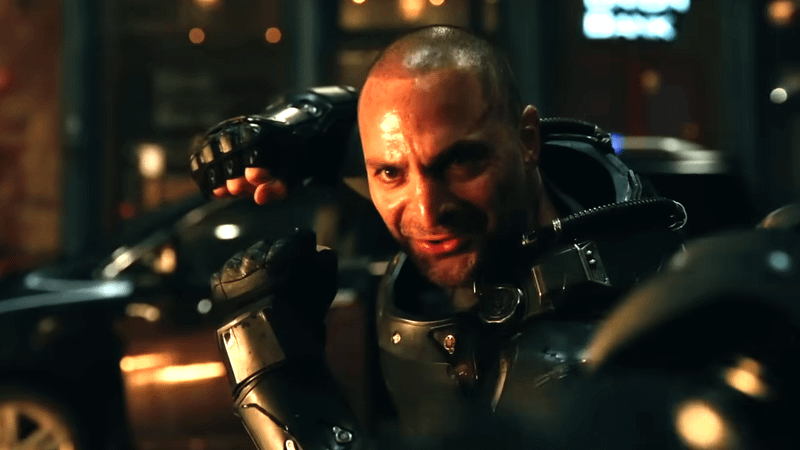 Michael Mando as Mac Gargan in Scorpion costume from 'Spider-Man: Brand New Day.'