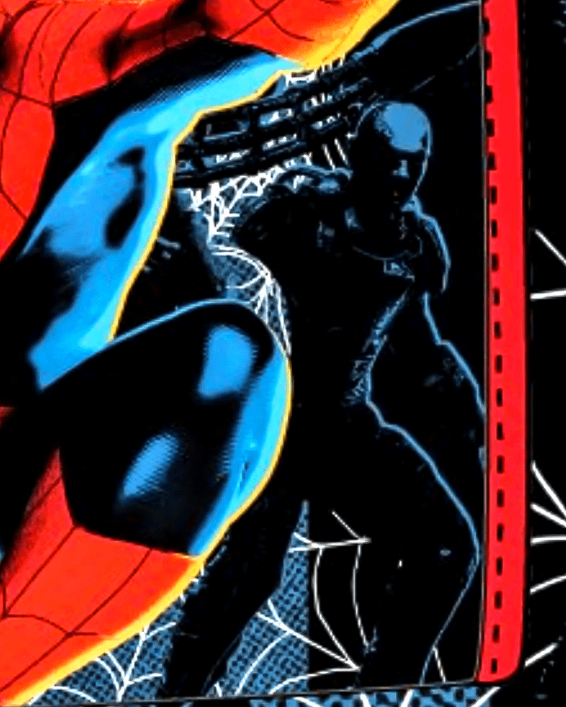 A shadowed look at Scorpion in Spider-Man: Brand New Day promotional art.