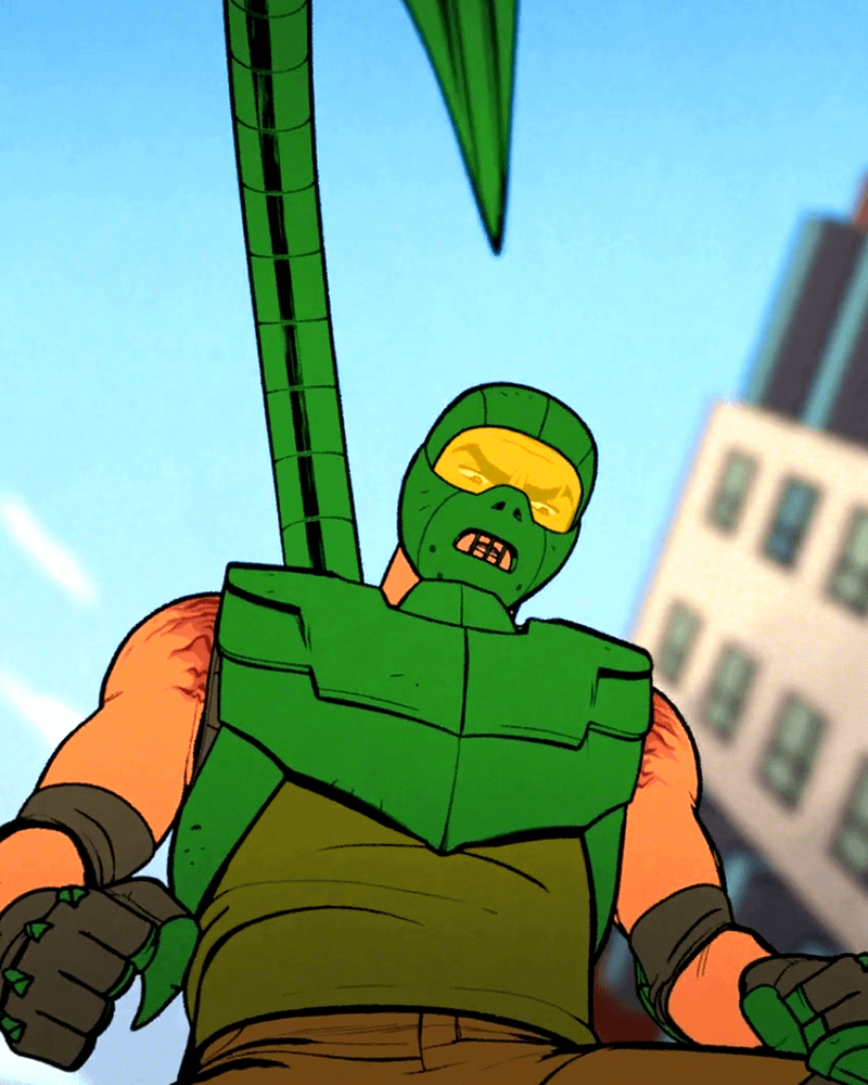 Scorpion in Your Friendly Neighborhood Spider-Man Season 1.