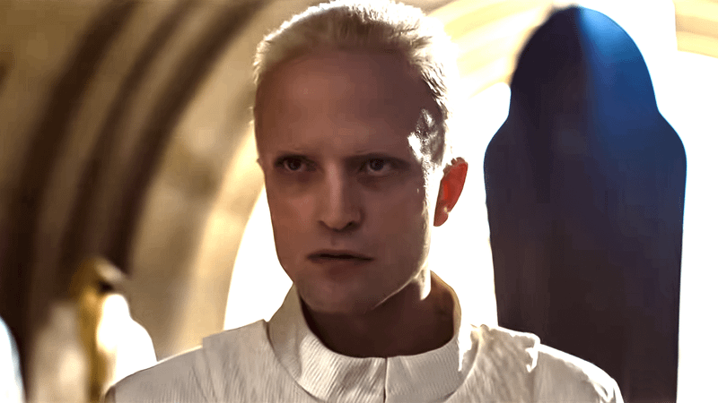 Robert Pattinson as Scytale in the Dune: Part Three trailer.