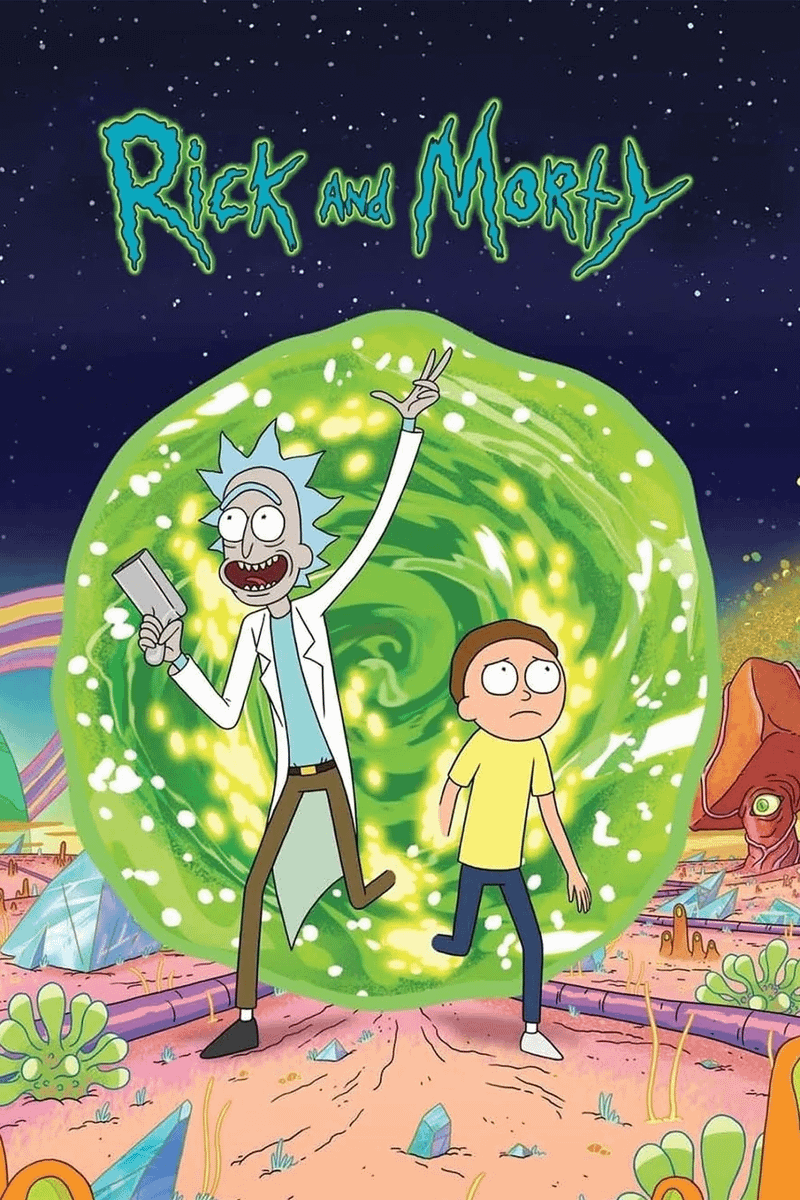 Rick & Morty Season 1 poster.