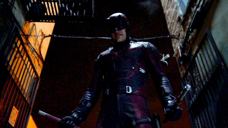 Charlie Cox as Daredevil in Daredevil Season 1.
