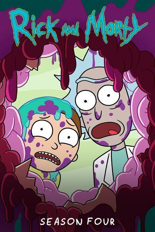 Rick and Morty Season 4 poster.
