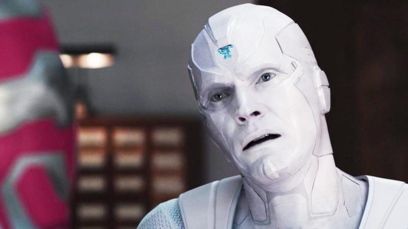 Paul Bettany as White Vision in WandaVision.