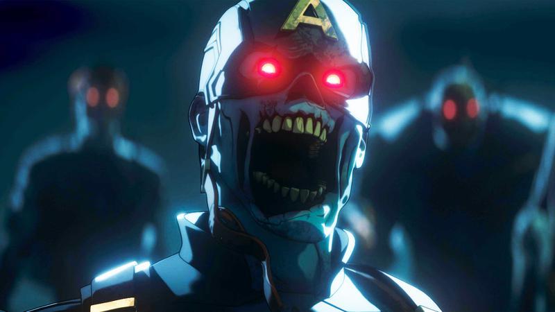 Zombified Captain America in Marvel Zombies.