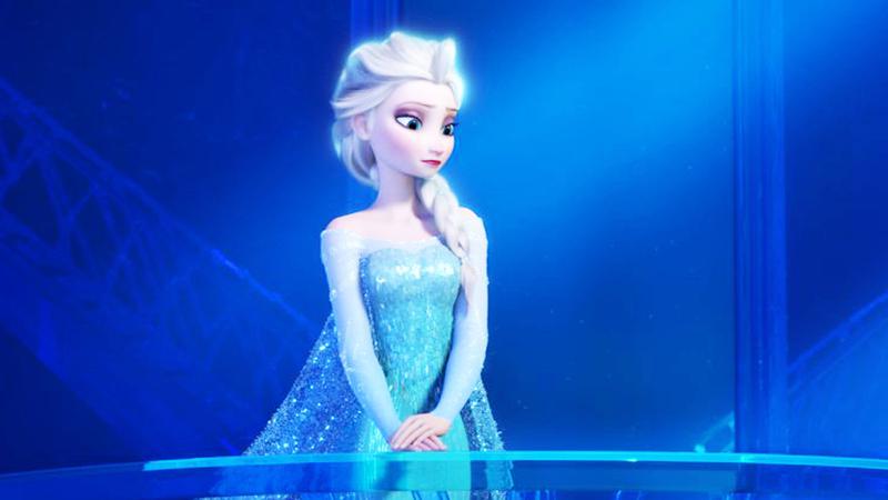 Elsa in Frozen 2.