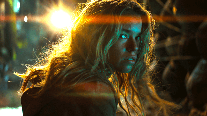 Milly Alcock as Kara Zor-El in Supergirl.