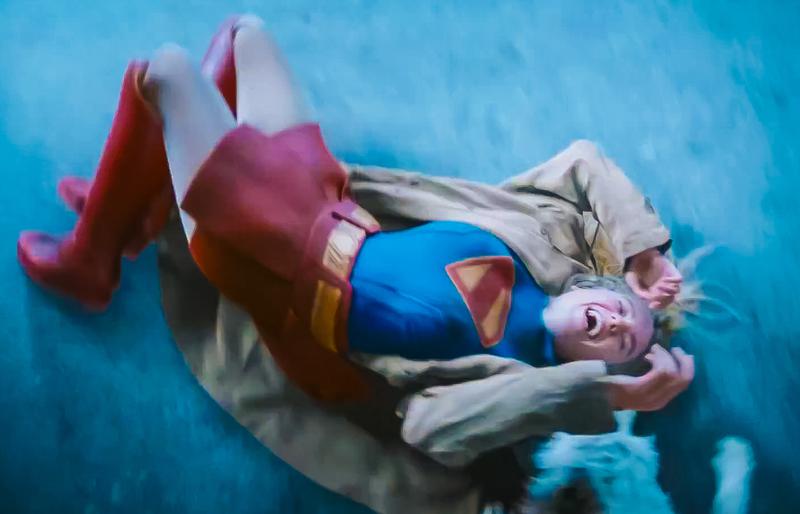 Supergirl and Krypto in Superman
