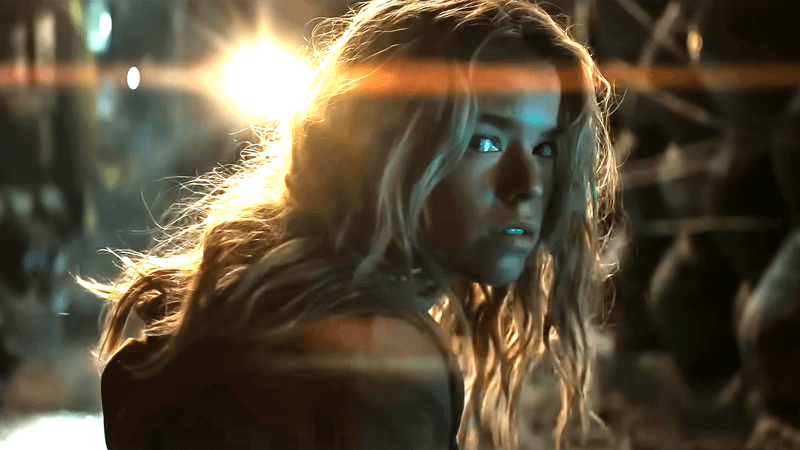 Milly Alcock as Supergirl.