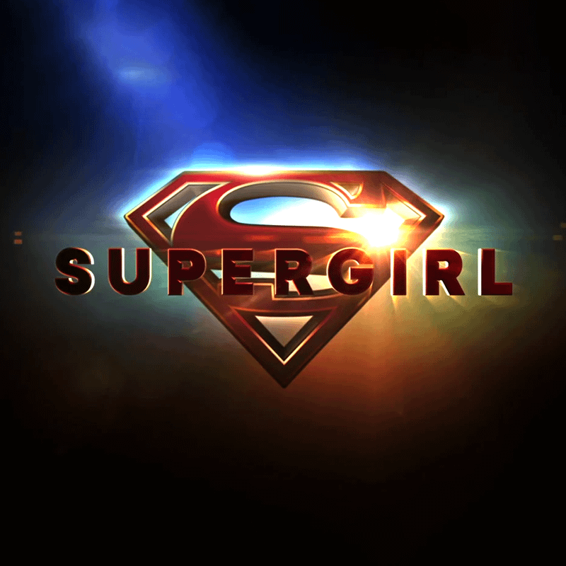 The CW Supergirl logo
