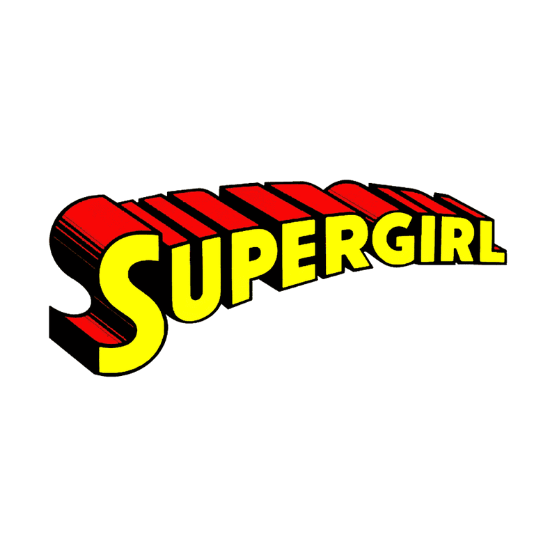 The comic book Supergirl logo