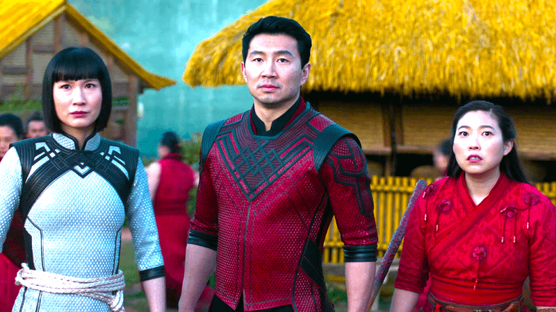 Xialing, Shang-Chi, & Katy in Shang-Chi and the Legend of the Ten Rings