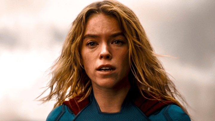 Milly Alcock as Supergirl.