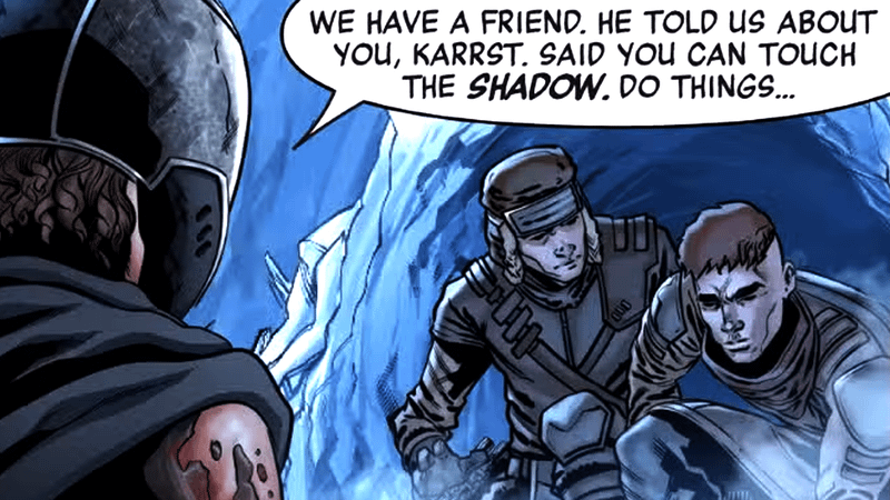 The Knights of Ren refer to The Shadow in Star Wars comics.