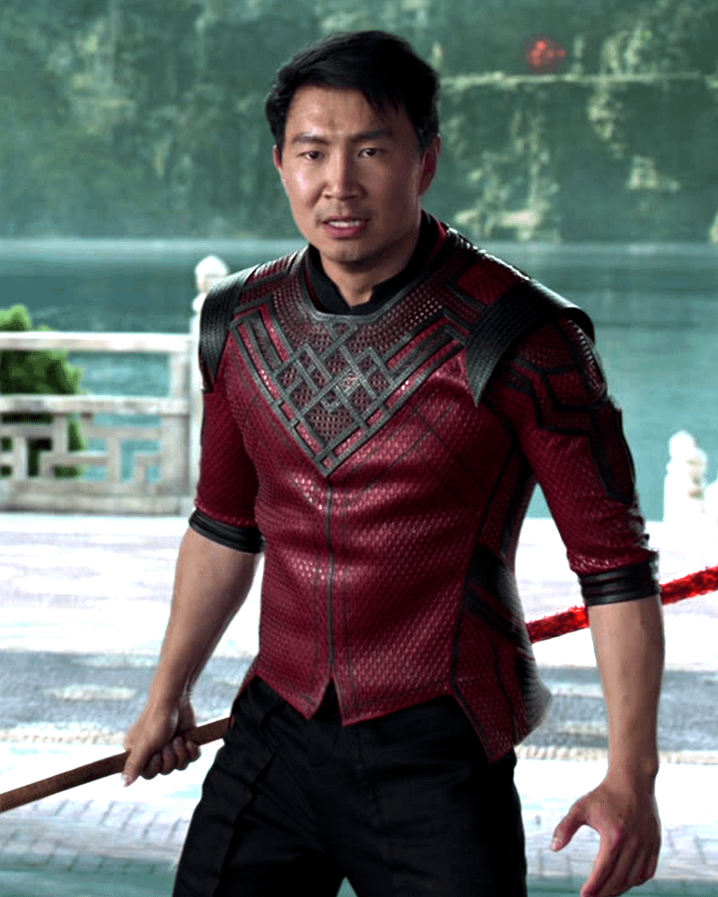 Shang-Chi costume in the Legend of the Ten Rings.