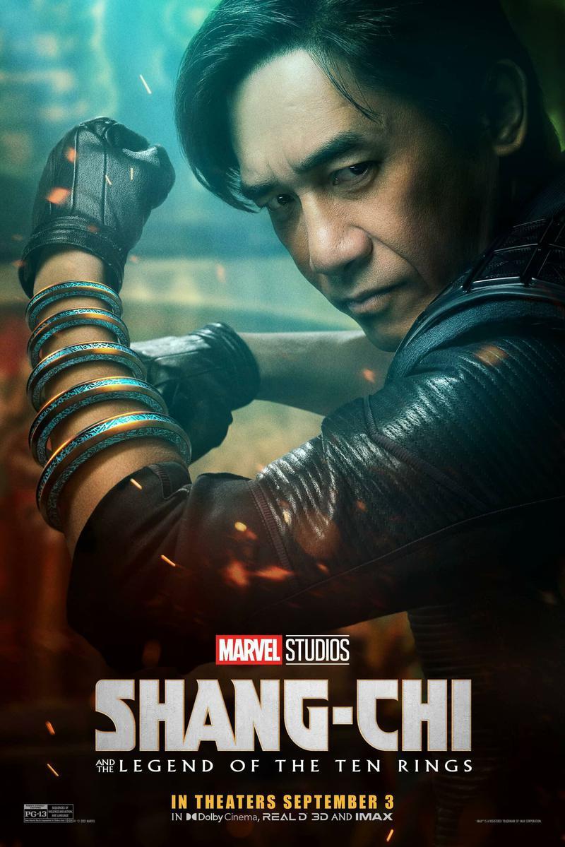 Tony Leung as the Mandarin/Wenwu in 'Shang-Chi and the Legend of the Ten Rings' poster.
