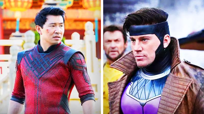 Simu Liu as Shang-Chi in 'Shang-Chi and the Legend of the Ten Rings,' Channing Tatum as Gambit in 'Deadpool and Wolverine.''