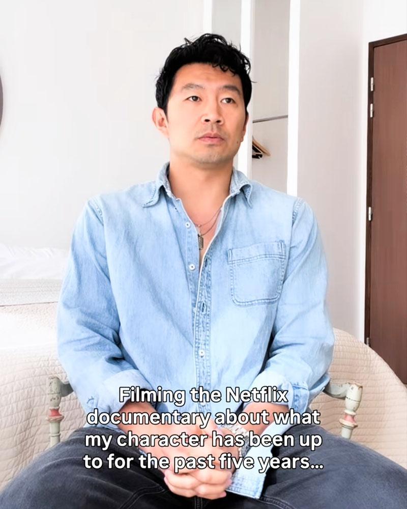 Simu Liu, Shang-Chi, Netflix documentary TikTok trend.