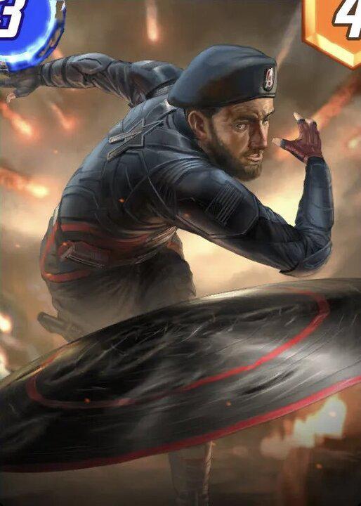 The art for John Walker in Marvel Snap.