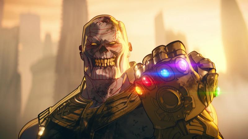 Zombie Thanos in Marvel Zombies for Disney+