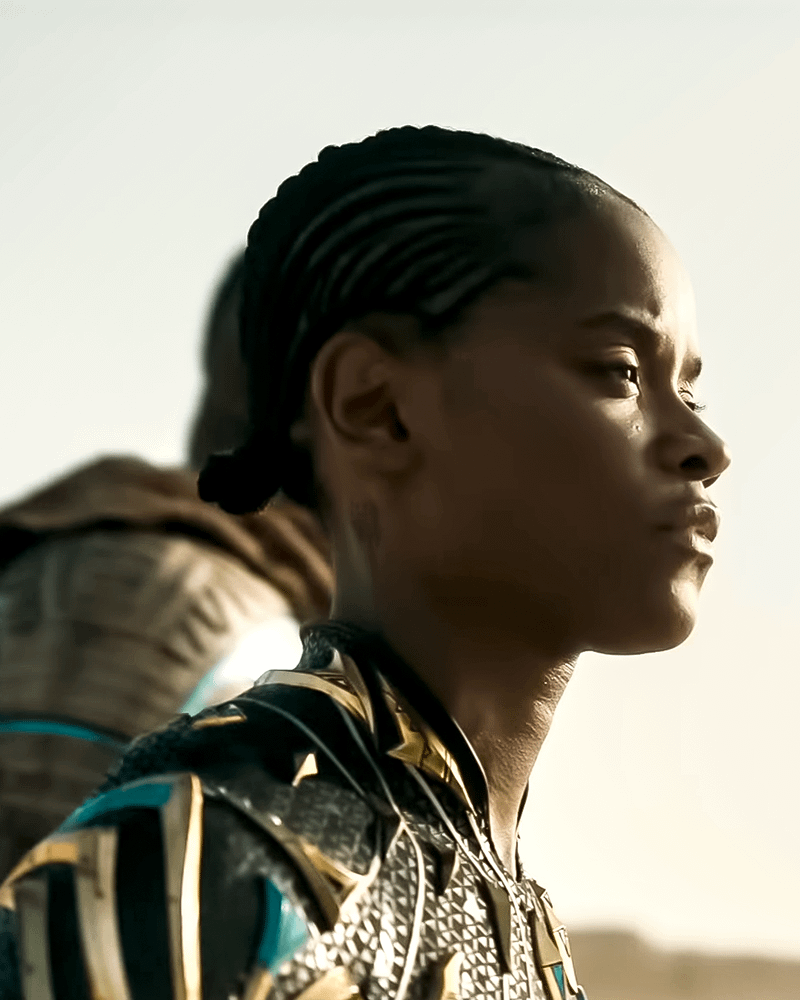 Letitia Wright's Shuri looks stunning as Black Panther in Avengers: Doomsday.