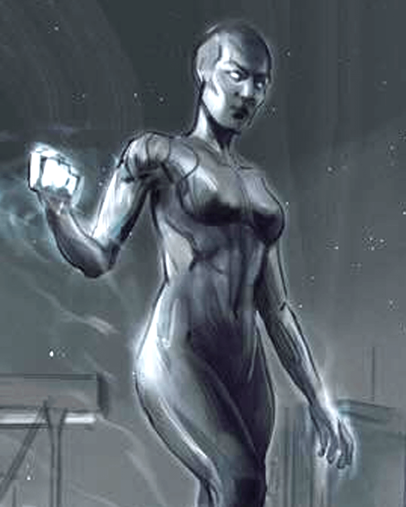 concept art of Silver Surfer