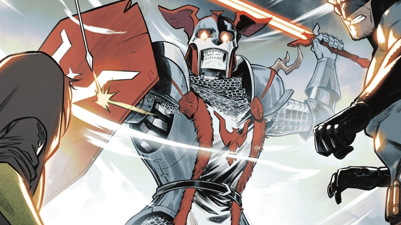 Brian Kent's Silent Knight turned undead and attacking Batman.