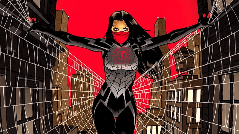 Silk from Marvel Comics.