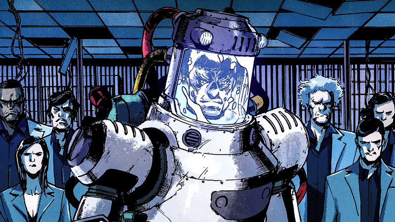 Silvermane from Marvel Comics.